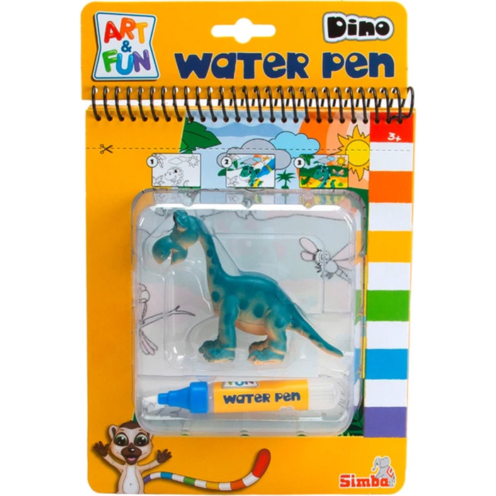 Книжка-розмальовка SIMBA Діно з водяною ручкою (6334633)