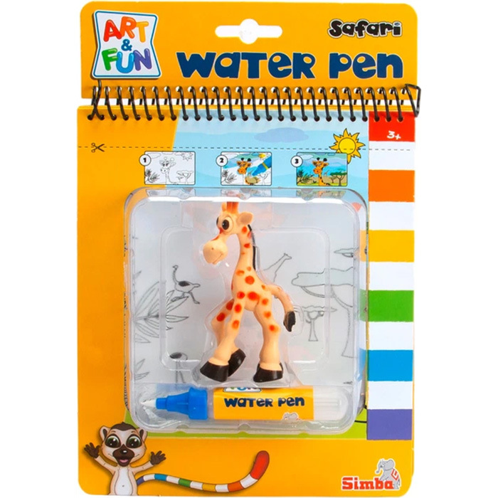 Книжка-розмальовка SIMBA Сафарі з водяною ручкою (6334635)