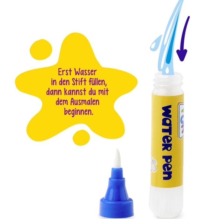 Книжка-розмальовка SIMBA Сафарі з водяною ручкою (6334635) Вік від 3 років