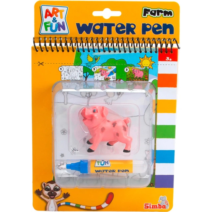 Книжка-розмальовка SIMBA Ферма з водяною ручкою (6334634)