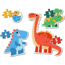 Пазл CLEMENTONI My First Puzzles 4 in 1 Dinosaurs (20834)