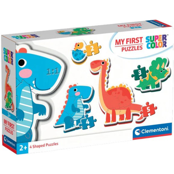 Пазл CLEMENTONI My First Puzzles 4 in 1 Dinosaurs (20834)