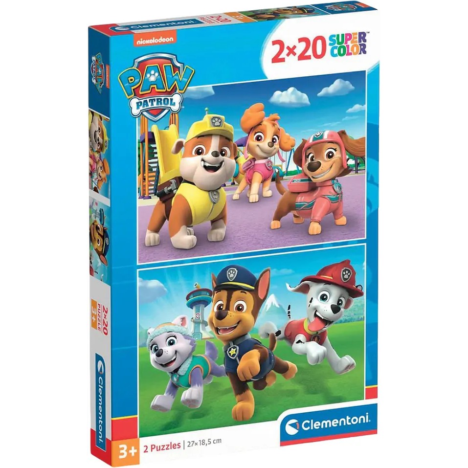 Пазли CLEMENTONI Paw Patrol New 2x20 40 ел (24800)