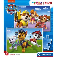 Пазли CLEMENTONI Paw Patrol New 2x20 40 ел (24800)