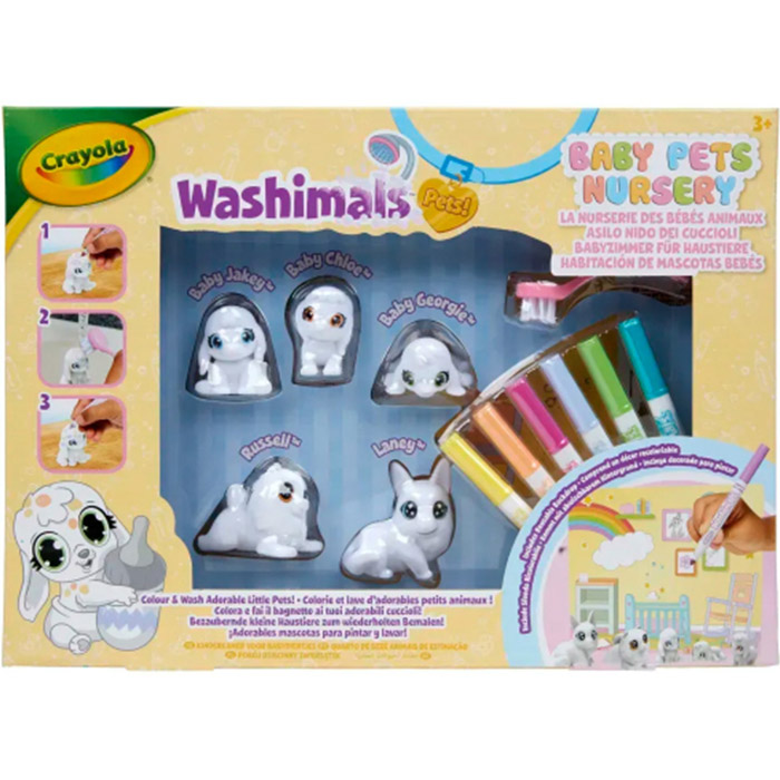 Набір для творчості CRAYOLA Washimals Домашні тварини (74-7516)