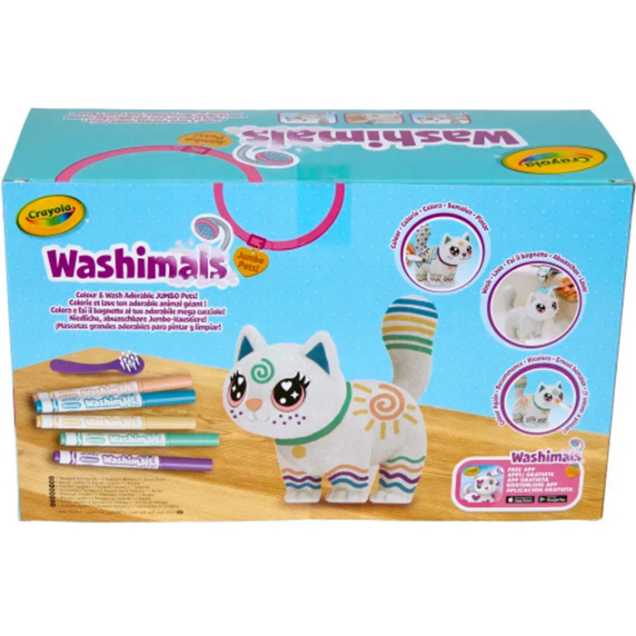 Набір для творчості CRAYOLA Washimals Котик-велетень (74-7518)