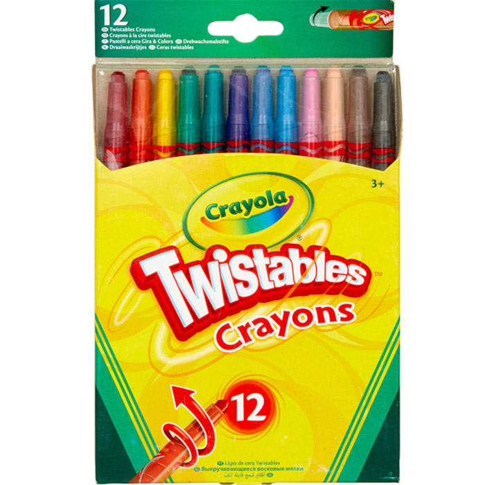Набір воскових крейд CRAYOLA Твіст 12 шт (256319.024)