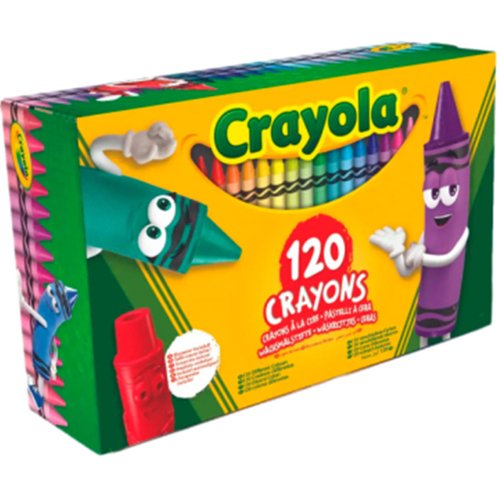 Набір воскових крейд CRAYOLA зі стругачкою 120 шт (52-6920)