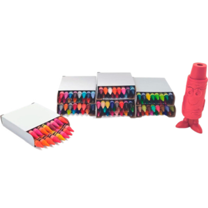 Набір воскових крейд CRAYOLA зі стругачкою 120 шт (52-6920) Для кого універсально