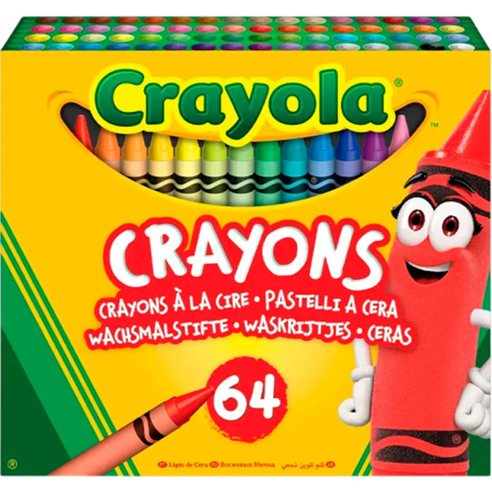 Набір воскових крейд CRAYOLA 64 шт (52-6448)