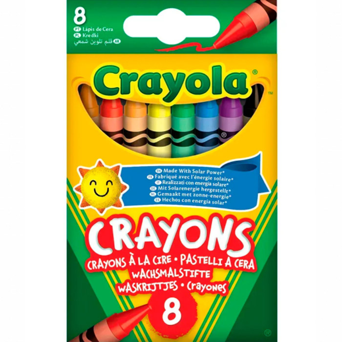 Набор восковых мелков CRAYOLA 8 шт (52-3008)