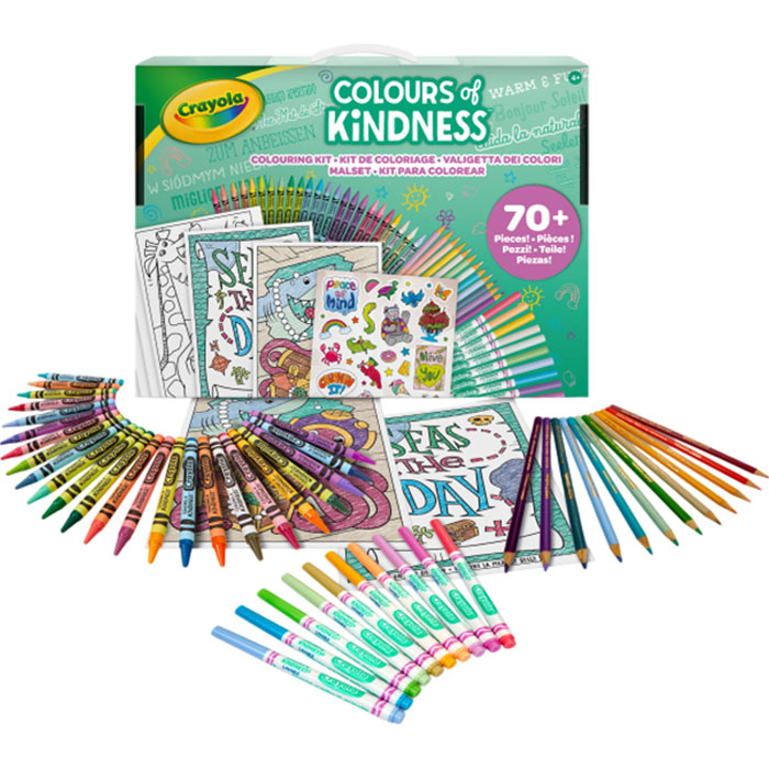Набір для творчості CRAYOLA Colours of Kindness (04-2941) Для кого універсально