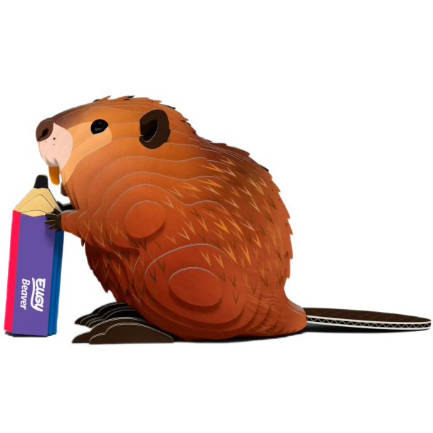 3D Пазл EUGY Зоопарк Бобер (XEG-127) Для кого універсально