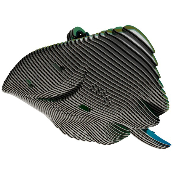 3D Пазл EUGY Зоопарк Скат (XEG-102) Пазлы трехмерный