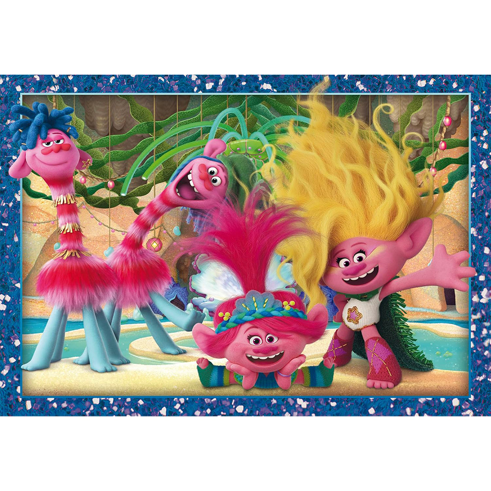 Пазл CLEMENTONI 4 in 1 Trolls (21527) Вік від 3 років
