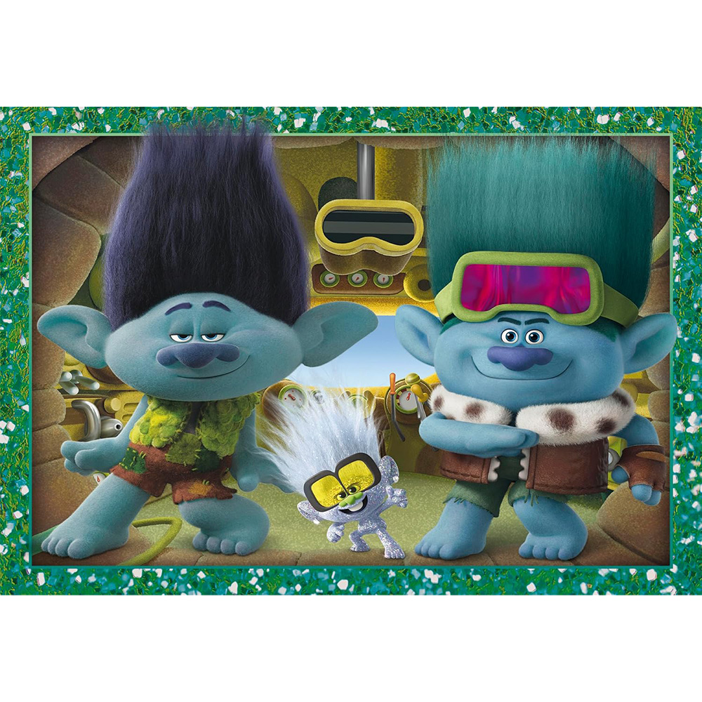 Пазл CLEMENTONI 4 in 1 Trolls (21527) Пазли класичний