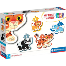 Пазл CLEMENTONI My First Puzzles 4 in 1 Wild Animals (20810)