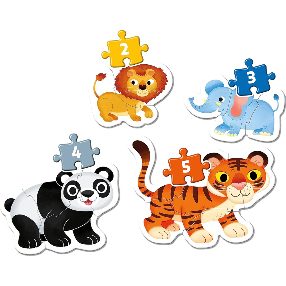 Пазл CLEMENTONI My First Puzzles 4 in 1 Wild Animals (20810) Для кого універсально