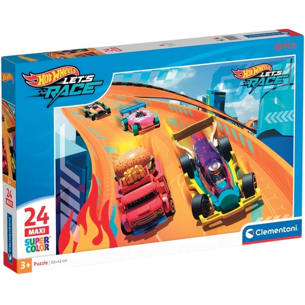 Пазл Clementoni MAXI Hot Wheels 24 ел (28523)