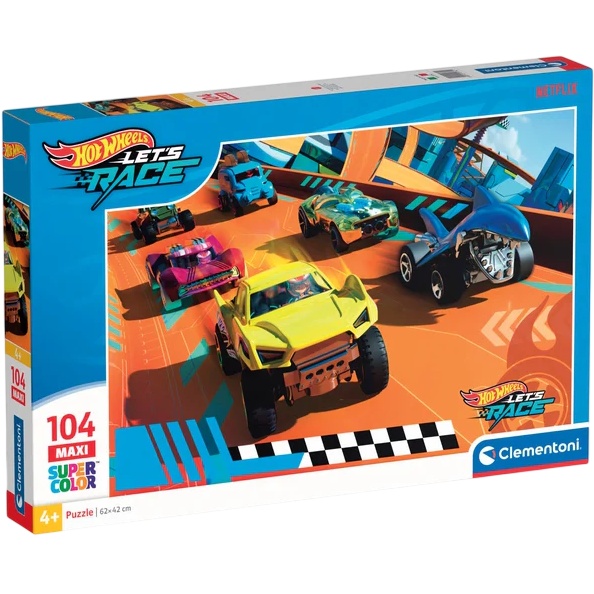 Пазл Clementoni MAXI Hot Wheels 104 эл (25762)