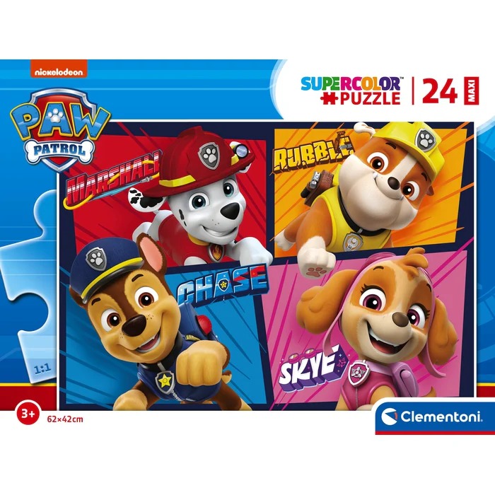 Пазл Clementoni Paw Patrol. New серія MAXI 24 ел (24238) Вік від 3 років