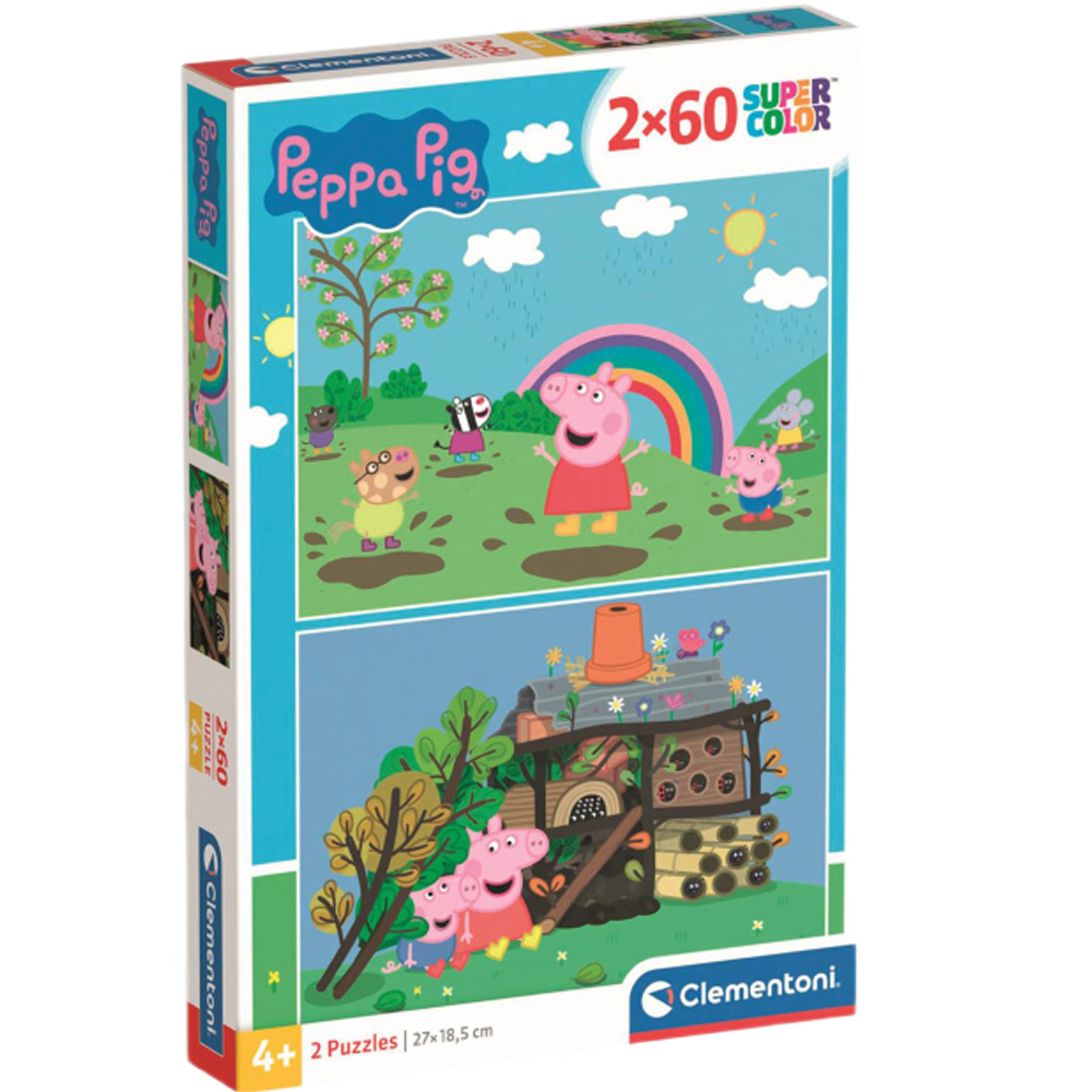 Пазл CLEMENTONI Peppa Pig 2в1 120ел (21622)