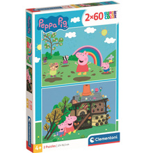 Пазл CLEMENTONI Peppa Pig 2в1 120ел (21622)