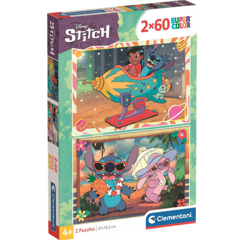 Пазл CLEMENTONI Stitch 2в1 120эл (24822)
