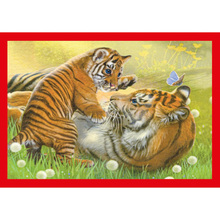 Пазл CLEMENTONI Baby Cuddles, 4в1 72эл (21532)