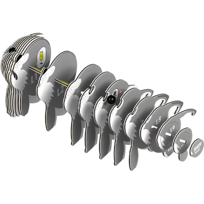 3D пазл EUGY Зоопарк Вовк 24 ел (XEG-040) Для кого універсально