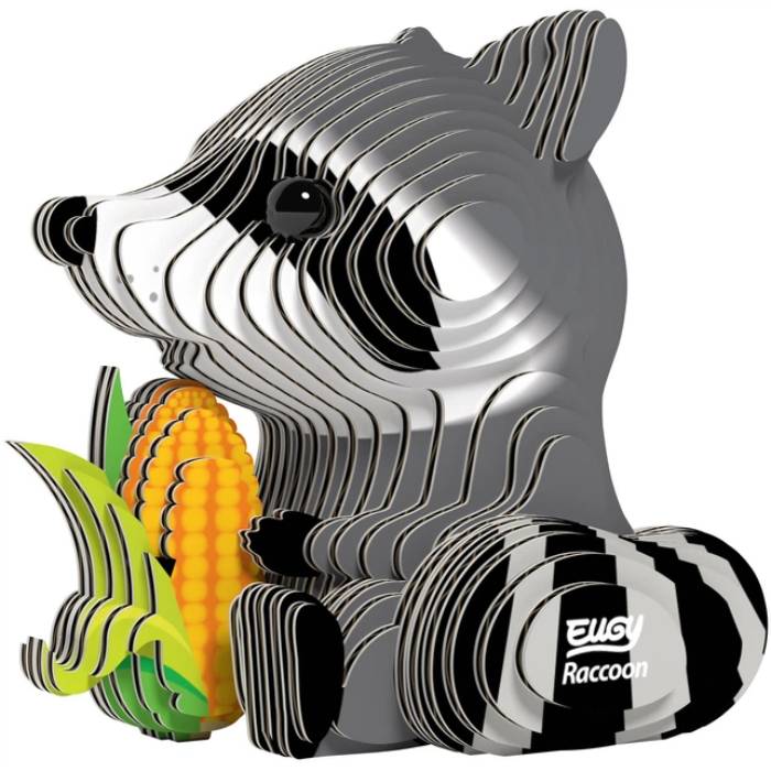 3D пазл EUGY Зоопарк Єнот 49 ел (XEG-103)