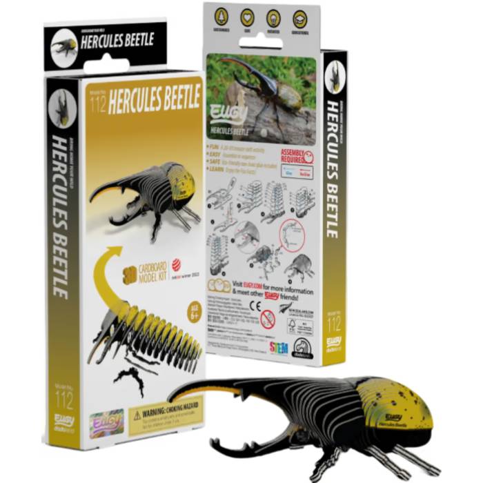 3D пазл EUGY Зоопарк Жук-Геркулес 34 ел (XEG-112) Вік від 6 років