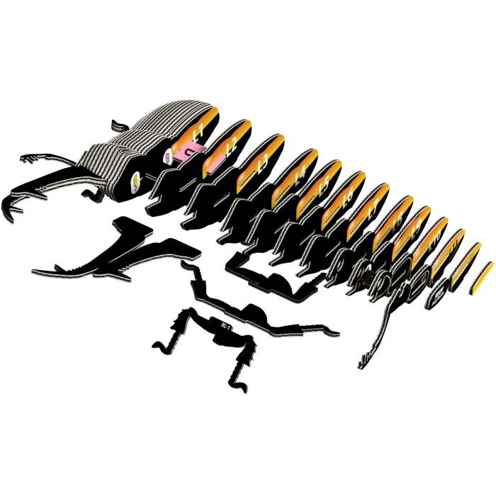 3D пазл EUGY Зоопарк Жук-олень 36 ел (XEG-114) Для кого універсально