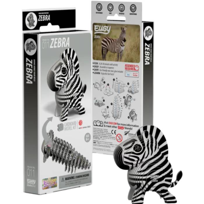 3D пазл EUGY Зоопарк Зебра 31 эл (XEG-011) Возраст от 6 лет 