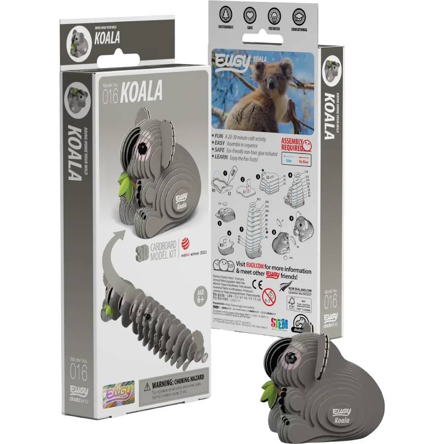 3D пазл EUGY Зоопарк Коала 32 эл (XEG-016) Возраст от 6 лет 