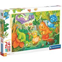 Пазл CLEMENTONI Dinos Happy Oasis "MAXI" 24 эл (28524)