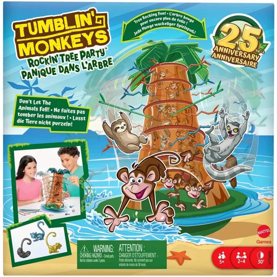 Покупка Настольная игра Mattel Games Обезьянки-акробатки на дереве (HTW65)