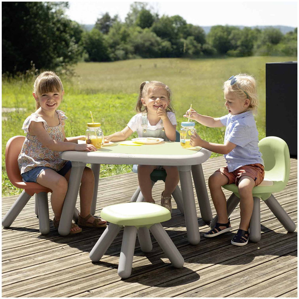 Стол детский SMOBY Life Green-gray (7600880408) Материал пластик