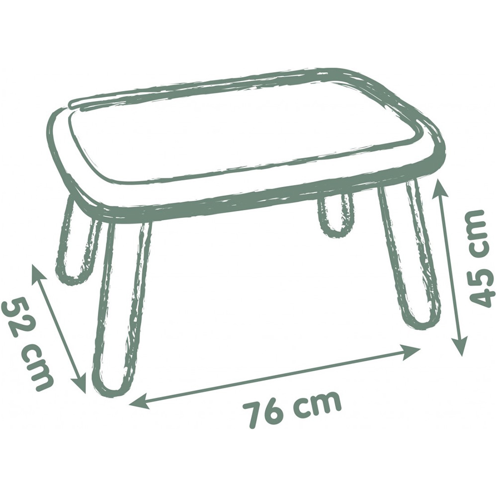 Стол детский SMOBY Life Green-gray (7600880408) Цвет зеленый