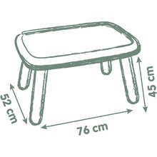 Стол детский SMOBY Life Green-gray (7600880408)