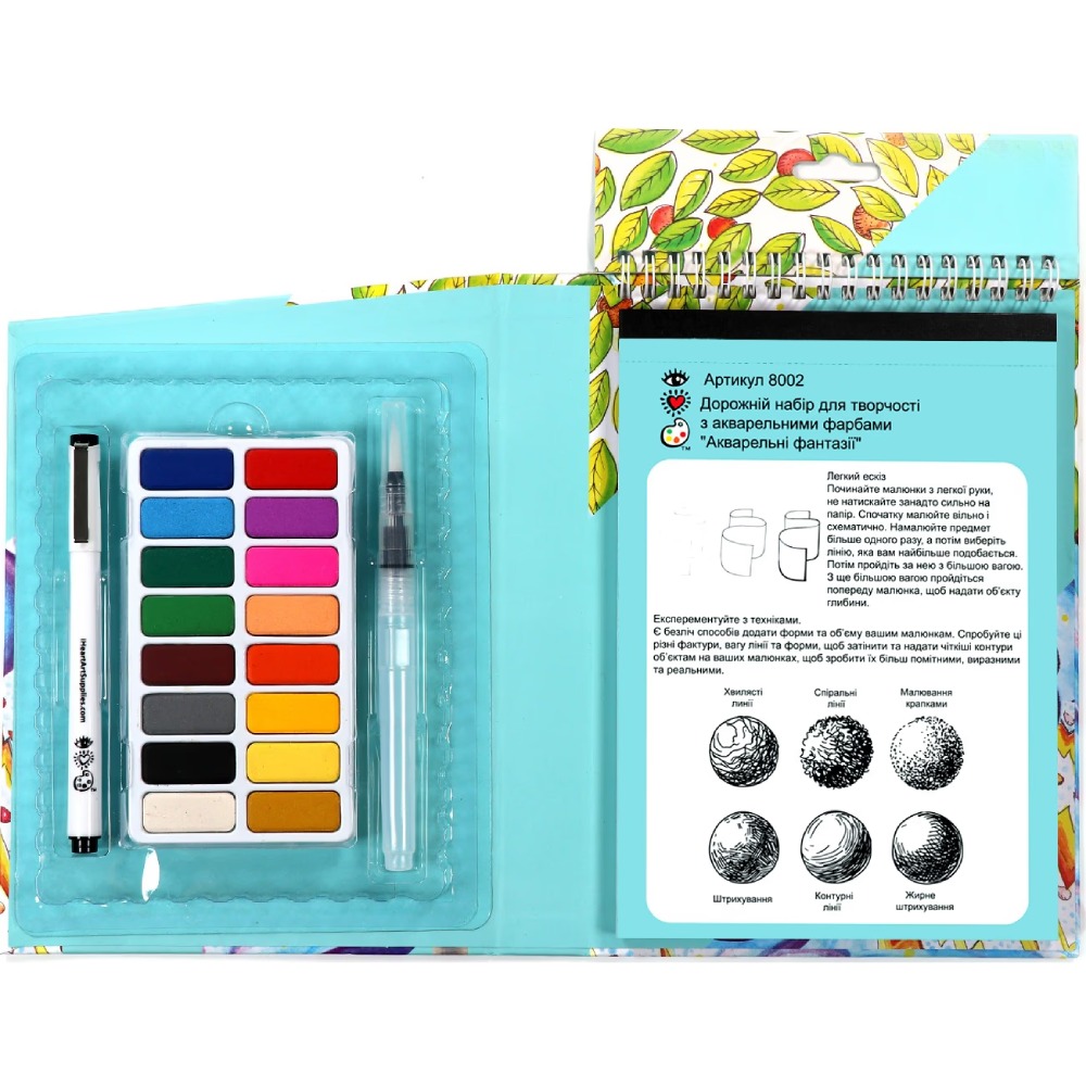 Набір для творчості IHEARTART Акварельні фантазії (8002) Для кого універсально