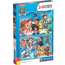 Пазл CLEMENTONI 2 в 1 Paw Patrol 2 по 60 элементов (21617)