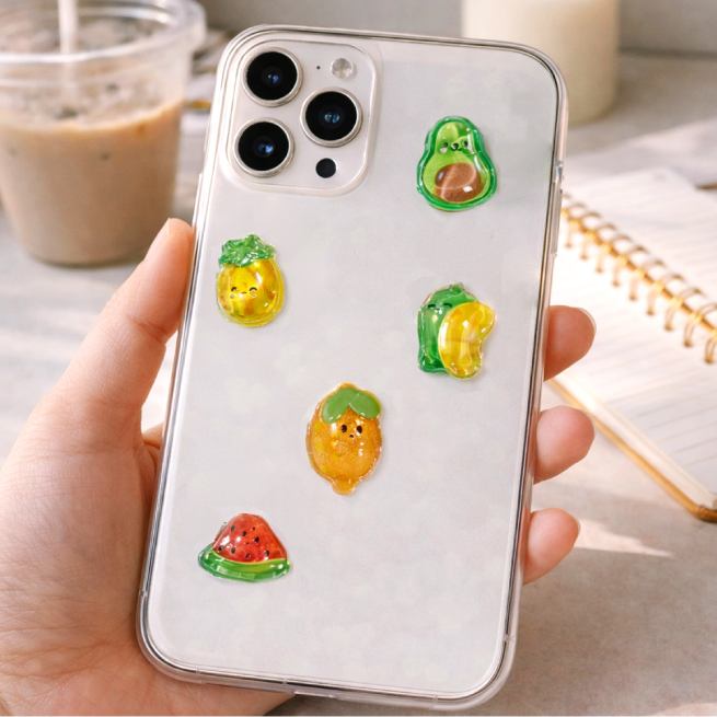 Набір 3D-наклейок TIKI WIKI Crystal Тики фрукти (51367) Вік від 3 років