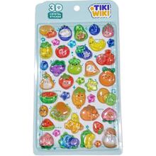 Набір 3D-наклейок TIKI WIKI Crystal Тики фрукти (51367)