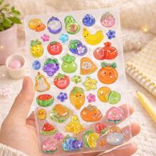 Набір 3D-наклейок TIKI WIKI Crystal Тики фрукти (51367)