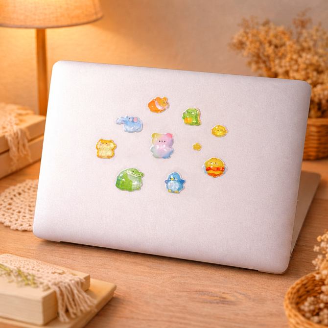 Набір 3D-наклейок TIKI WIKI Crystal Тики милі тварини (51369) Вік від 3 років