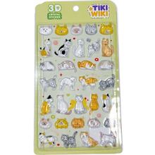 Набір 3D-наклейок TIKI WIKI Crystal Тіки котики (51429)