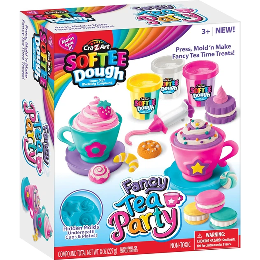 Набор для лепки CRA-Z-ART Праздничное чаепитие 10шт (66605CRA)
