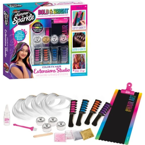 Набор для творчества CRA-Z-ART Color FX Студия наращивания волос (65594CRA) Для кого для девочек