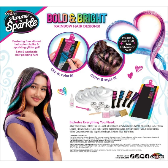 Заказать Набор для творчества CRA-Z-ART Color FX Студия наращивания волос (65594CRA)
